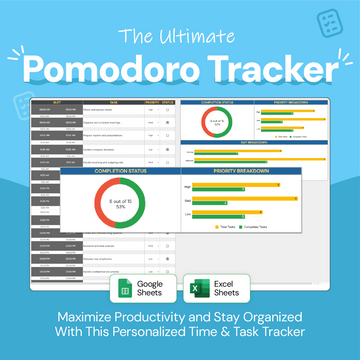 Pomodoro Tracker | Daily Task Checklist