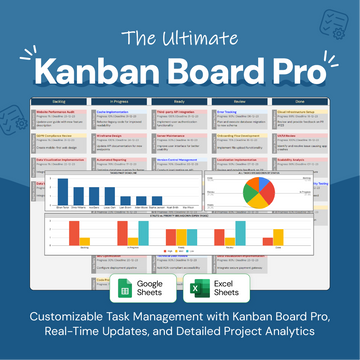 Kanban Board Pro | Customizable Task Manager